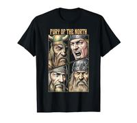 Viking Warrior Fury of The North Valhalla Warriors Value Graphic T-Shirt