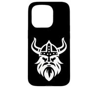 Viking Warrior Head Illustration | Norse Viking Helmet Case for iPhone 15 Pro