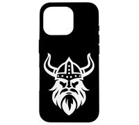 Viking Warrior Head Illustration | Norse Viking Helmet Case for iPhone 16 Pro