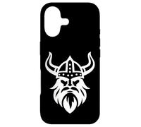 Viking Warrior Head Illustration | Norse Viking Helmet Case for iPhone 17