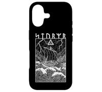 Viking Warrior Ship Storm Old Norse Mythology Runes Graphic Case for iPhone 17