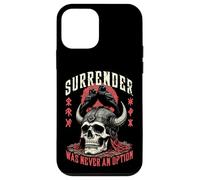 Viking Warrior Skull Raven Never Surrender Norse Vikings Case for iPhone 12 mini