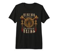 Viking Warrior T-Shirt | Viking Blood Runs Through My Veins Premium T-Shirt