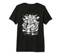 Viking Warrior with Battle Axes Nordic Scandinavian Culture Premium T-Shirt