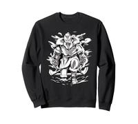Viking Warrior With Battle Axes Nordic Scandinavian Culture Sweatshirt
