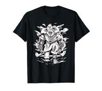 Viking Warrior with Battle Axes Nordic Scandinavian Culture Value Graphic T-Shirt