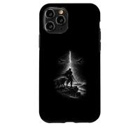 Viking Warrior With Wolf Ravens and Lightning Storm Case for iPhone 11 Pro
