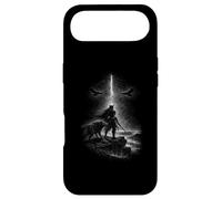 Viking Warrior With Wolf Ravens and Lightning Storm Case for iPhone Air