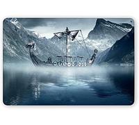 Viking Warship Metal Tin Sign,Room Decor Metal Wall Decoration Retro Bar Sign Home Kitchen People Cave Living Room Decoration Gift 12x8 inch