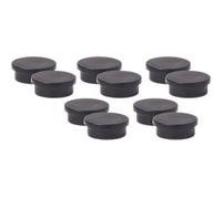 Viking Whiteboard Magnets Black 1.1 kg bearing-capacity 20 mm Pack of 10