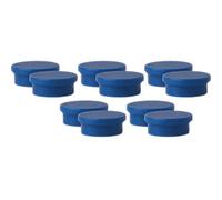 Viking Whiteboard Magnets Blue 1.1 kg bearing-capacity 20 mm Pack of 10