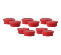 Viking Whiteboard Magnets Red 1.1 kg bearing-capacity 20 mm Pack of 10