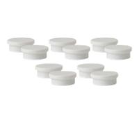 Viking Whiteboard Magnets White 1.1 kg bearing-capacity 20 mm Pack of 10