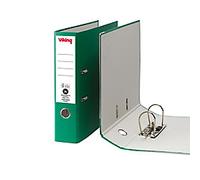 Viking Wide Lever Arch File A4 75 mm Green 2 Rings Cardboard Matt Portrait