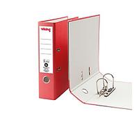 Viking Wide Lever Arch File A4 75 mm Red 2 Rings Cardboard Matt Portrait