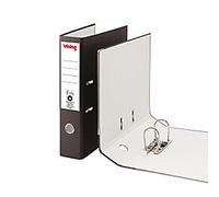 Viking Wide Lever Arch File A4, Foolscap 75 mm Black 2 Rings Cardboard Matt Portrait
