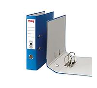 Viking Wide Lever Arch File A4, Foolscap 75 mm Blue 2 Rings Cardboard Matt Portrait