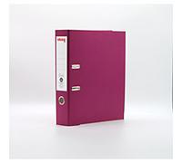 Viking Wide Lever Arch File A4, Foolscap 75 mm Violet 2 Rings Cardboard Matt Portrait