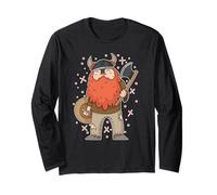 Viking with Axe Long Sleeve T-Shirt