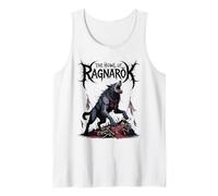 Viking Wolf Fenrir Norse Mythology The Howl of Ragnarok Tank Top