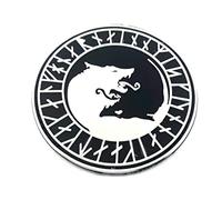 Viking Wolf Geri and Freki PVC Airsoft Cosplay Patch (Glow in the Dark)