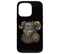 Viking Wolf Odin Wolves Vike Helmet Norse Culture Case for iPhone 13 Pro