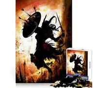 Viking Woman Berserker 1000 Piece Jigsaw Puzzle Thought Challenge Cozy Relaxation Cut Precisely (50x75cm)