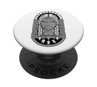 Viking Woman Energy Courage Strength Runes Norse Symbols PopSockets Adhesive PopGrip