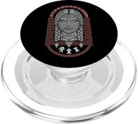 Viking Woman Energy Courage Strength Runes Norse Symbols PopSockets PopGrip for MagSafe