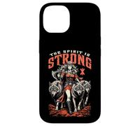 Viking Woman Shield Maiden Strong Norse Spirit Wolf Pack Case for iPhone 14