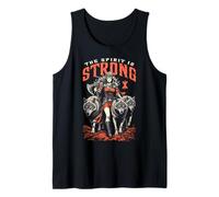 Viking Woman Shield Maiden Strong Norse Spirit Wolf Pack Tank Top
