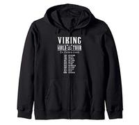Viking World Tour The Northmen Cometh Zip Hoodie