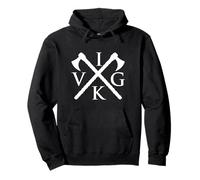 Viking X design for the true Norseman seafaring warriors Pullover Hoodie