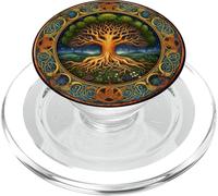 Viking Yggdrasil Tree Of Life Celtic PopSockets PopGrip for MagSafe
