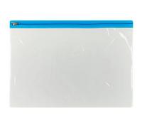 Viking Zip Lock Bags A4 Zip PP (Polypropylene) Landscape 29.7 (W) x 33.8 (D) x 24 (H) cm Blue Pack of 5
