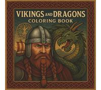 Vikings and Dragons Coloring Book: Adult Coloring Book of Norse Legends, Dragons, Gods, and Ancient Symbols