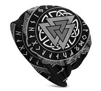 Vikings Beanie Hat Cap Winter Softknit Stocking Cap Slouchy Headwear for Adult Outdoor, Vikings3, One Size