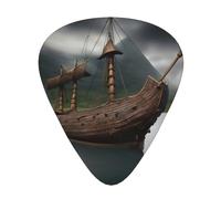 Vikings Boat Print 12pcs Guitar Cubes for Guitar and Ukulele, Unique Guitar Gift