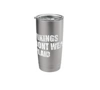 Vikings Don't Wear Plaid Stainless Steel Insulated Tumbler