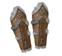Vikings Faux Leather Armband 25 x 24 cm for Cosplay Costume Steampunk Accessories