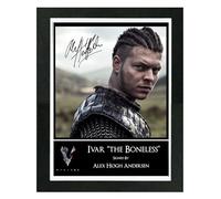 Vikings Ivar The Boneless/Alex Høgh Andersen Signed Autograph Photo Print Poster Mounted Wall Art (10x12) Actor Artwork for Home & Office Decor Gift