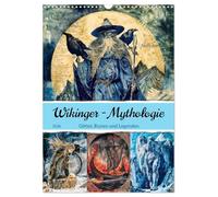 Vikings - Mythology - Gods, runes and legends UK-Version (Wall Calendar 2026 DIN A3 Portrait), CALVENDO 12 Month Wall Calendar