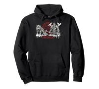 Vikings Norse Myth Vegvisir Mystic Wolf Valahala Viking Pullover Hoodie