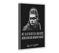 Vikings Poster Lagertha Lothbrok TV Series Movie Quotes 6 Canvas Poster Bedroom Decor Landscape Office Room Decor Gift 20x30inch(50x75cm)
