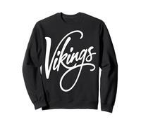 Vikings Script Scandinavian Norse Sweatshirt