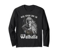 Vikings See Us in Walhalla Viking Women Shield Maid Long Sleeve T-Shirt