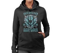 Vikings Shield Maiden Brave Women Women's Hooded Sweatshirt