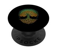 Vikings Tree of Life Celtic Culture Norse Mythology PopSockets Adhesive PopGrip