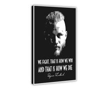 Vikings TV Series Movie Poster Ragnar Lodbrok Quotes 1 Canvas Poster Wall Art Decor Print Picture Paintings for Living Room Bedroom Decoration 08x12inch(20x30cm)