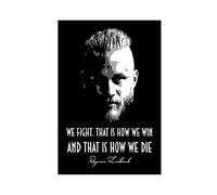 Vikings TV Series Movie Poster Ragnar Lodbrok Quotes 1 Canvas Wall Bedroom Decor Picture Sports Landscape Offices Room Decor Gift Unframe:12x18inch(30x45cm)